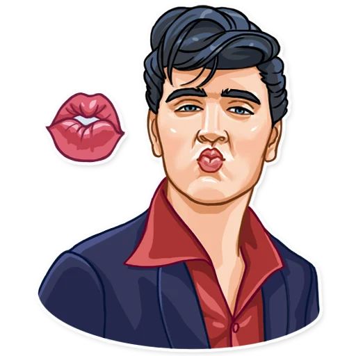 Sticker “Elvis Presley-2”