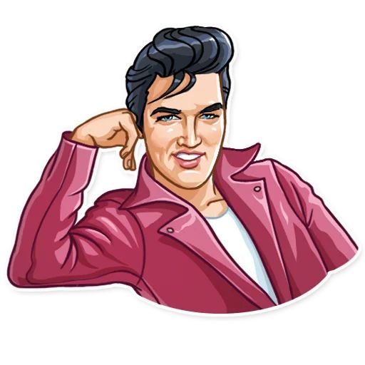 Sticker “Elvis Presley-6”