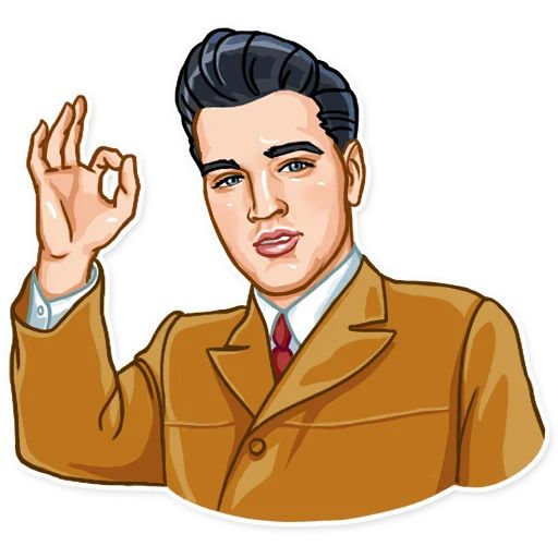 Sticker “Elvis Presley-8”