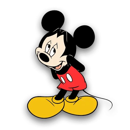 Sticker “Mickey and Minnie Mouse-10”