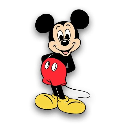 Sticker “Mickey and Minnie Mouse-4”