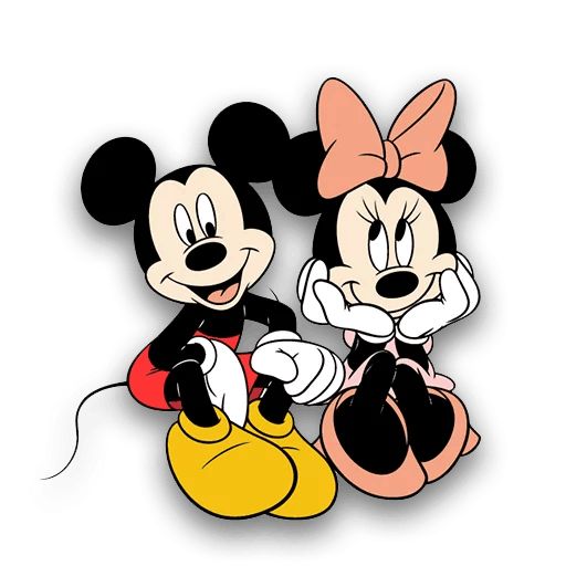 Sticker “Mickey and Minnie Mouse-8”