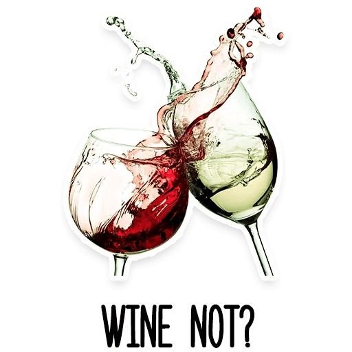 Sticker “Girls And Wine-1”