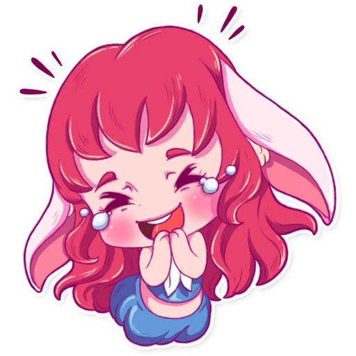 Sticker “Cute Bunny Girl-1”