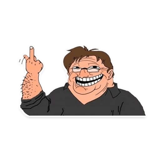 Sticker “Gabe Newell-1”