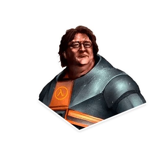 Sticker “Gabe Newell-10”
