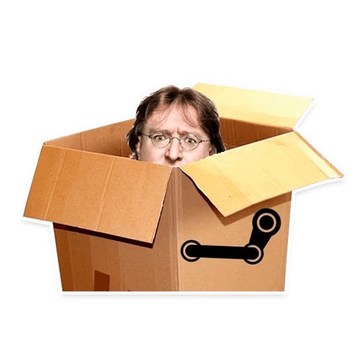 Sticker “Gabe Newell-2”
