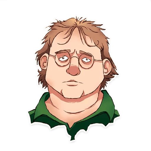 Sticker “Gabe Newell-8”