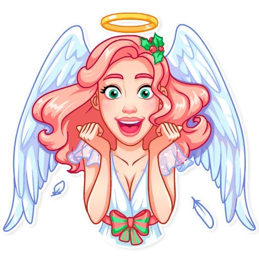 Sticker “Christmas Angel-1”