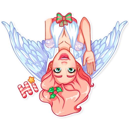 Sticker “Christmas Angel-5”