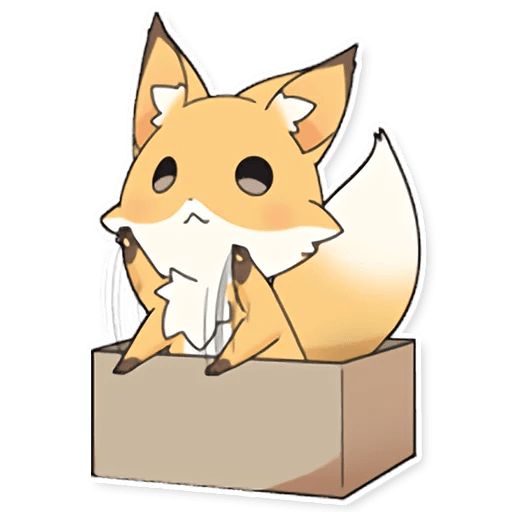Sticker “Girly Fox-11”