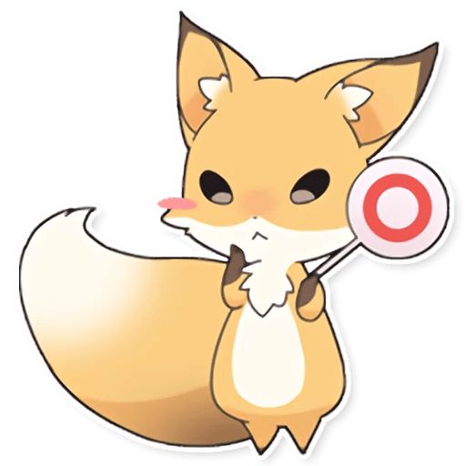 Sticker “Girly Fox-7”