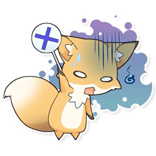 Sticker “Girly Fox-8”