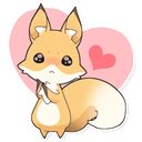 “Girly Fox” stickerpack
