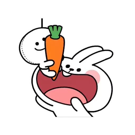Sticker “White Rabbit-1”