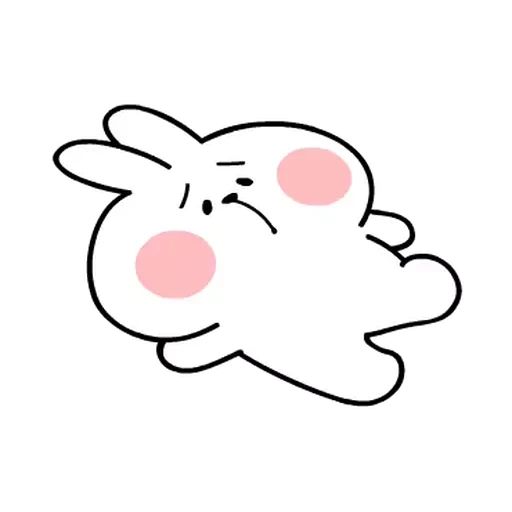 Sticker “White Rabbit-3”