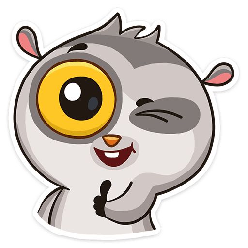 Sticker “Bin The Lemur-2”