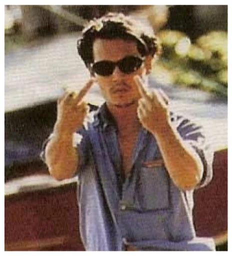 Sticker “Johnny Depp-10”