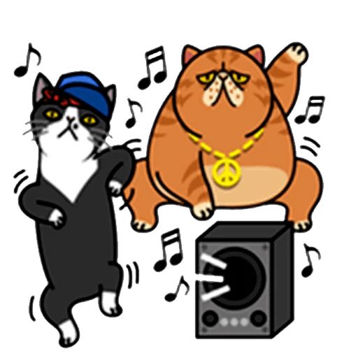 Sticker “Fun Cat-12”