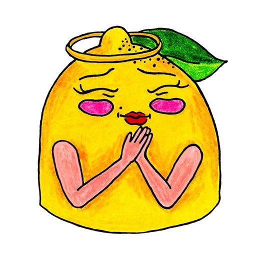Sticker “Juicy the Lemon-8”
