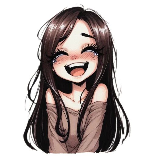 Sticker “Cute girl-8”