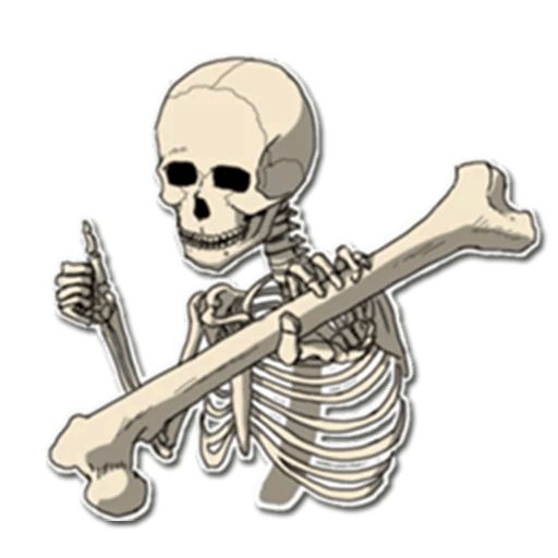 Sticker “Skeleton Bob-10”