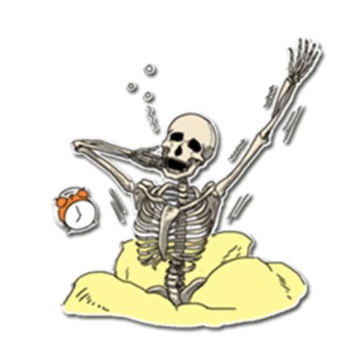 Sticker “Skeleton Bob-11”
