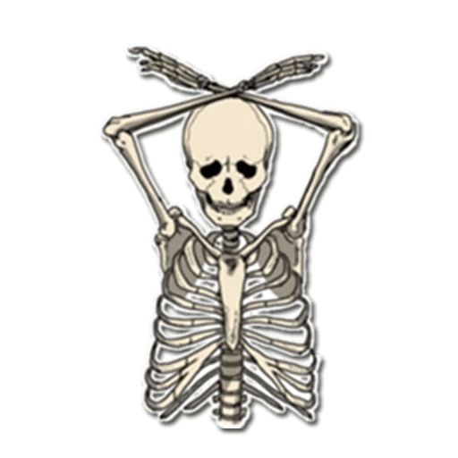 Sticker “Skeleton Bob-4”