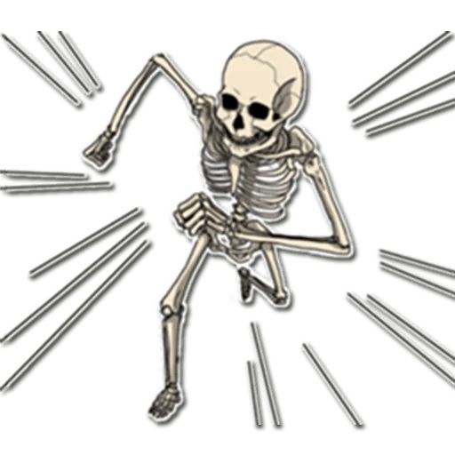 Sticker “Skeleton Bob-5”