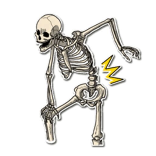 Sticker “Skeleton Bob-7”