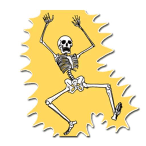Sticker “Skeleton Bob-8”