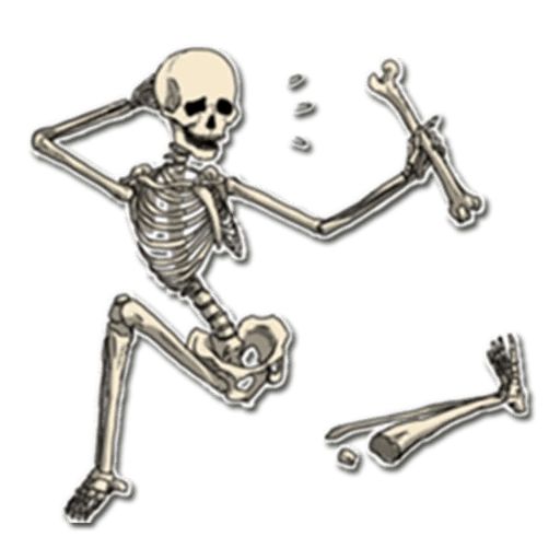 Sticker “Skeleton Bob-9”