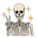 “Skeleton Bob” stickerpack