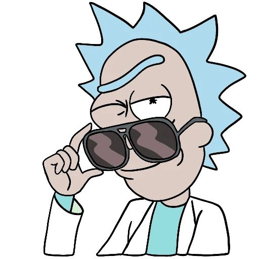 “Rick and Morty” stickers set for Telegram