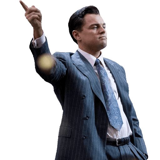 The Wolf Of Wall Street Stickers Set For Telegram