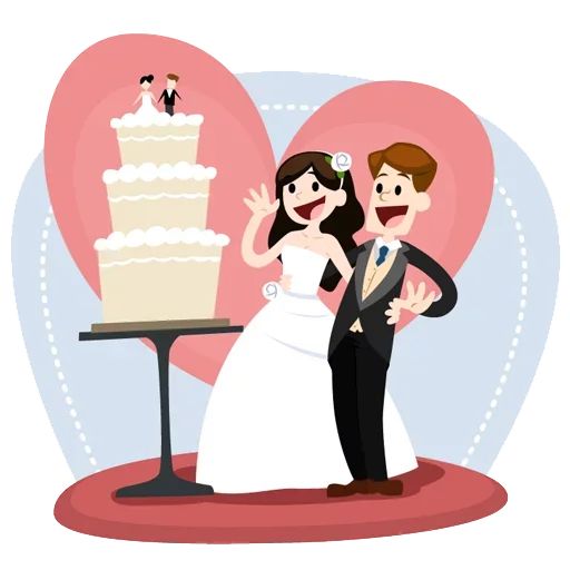 Sticker “Wedding Time-9”