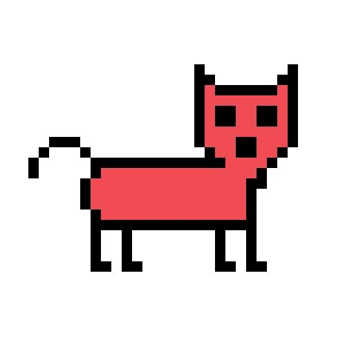 Sticker “Color pixel cats-12”