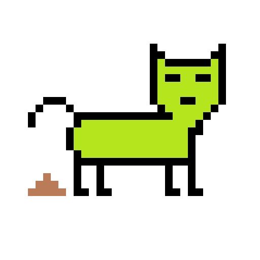 Sticker “Color pixel cats-9”