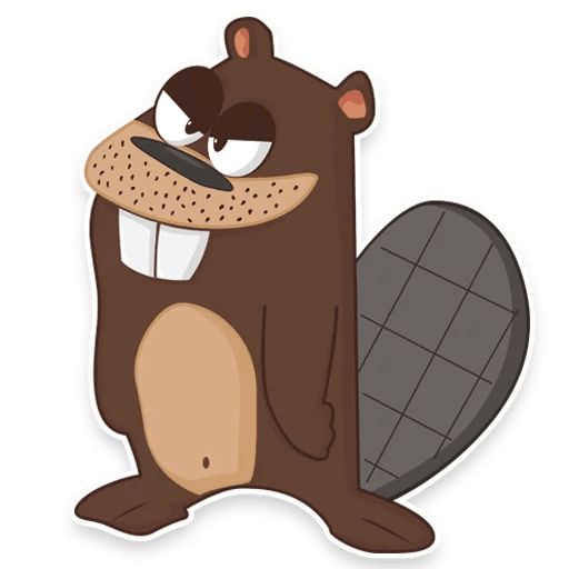 Sticker “Beaver-2”