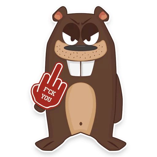 Sticker “Beaver-3”