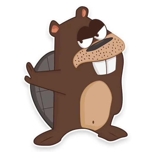 Sticker “Beaver-4”