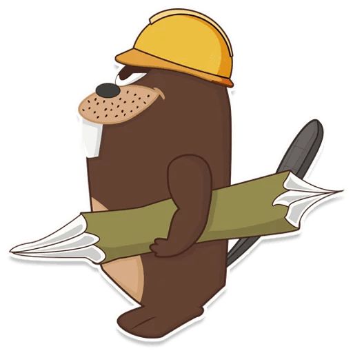 Sticker “Beaver-7”