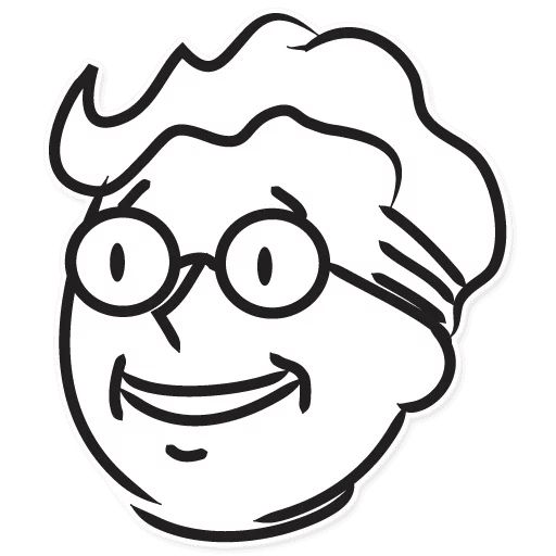 Sticker “Vault Boy-2”