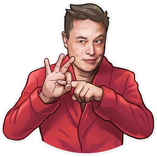 Sticker “Elon Musk-5”