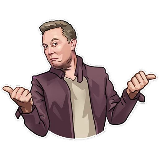 Sticker “Elon Musk-8”