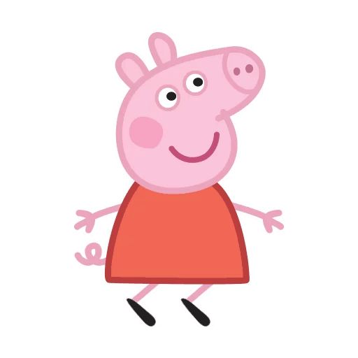“Peppa Pig” stickers set for Telegram