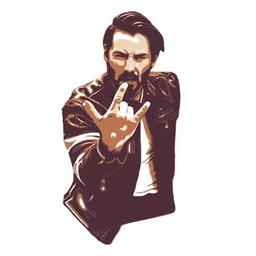 Sticker “Keanu Reeves-10”