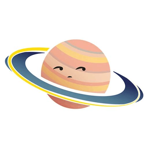 Sticker “Saturn the planet-12”