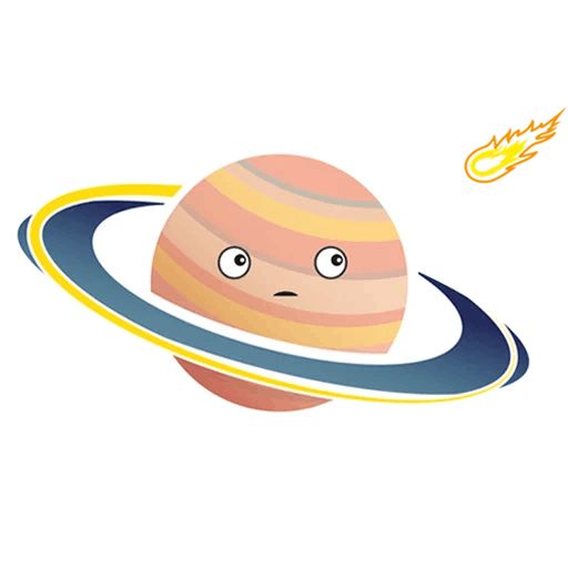 Sticker “Saturn the planet-6”