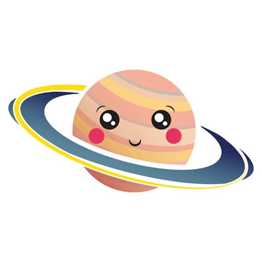 Sticker “Saturn the planet-8”